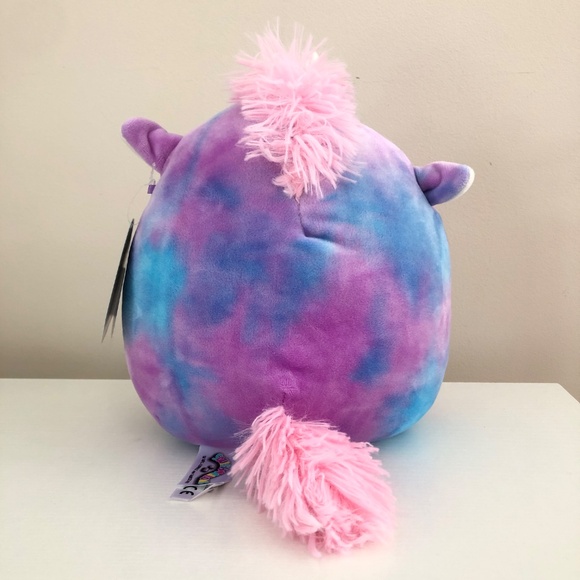 NWT Squishmallow Aurora 8" Blue + Purple Tie Dye Unicorn from 2020! - Picture 2 of 7